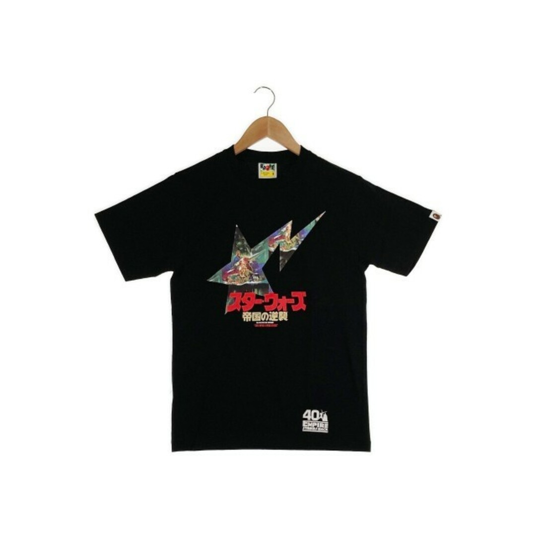 A BATHING APE(アベイシングエイプ)の★スターウォーズ アベイシングエイプ ベイプ Tシャツ ブラック sizeS メンズのトップス(Tシャツ/カットソー(半袖/袖なし))の商品写真