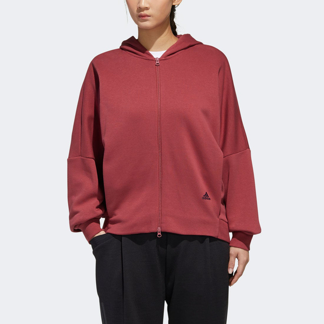 adidas - adidas 裏起毛ボルドーパーカーの通販 by ⭐️🎀|アディダス