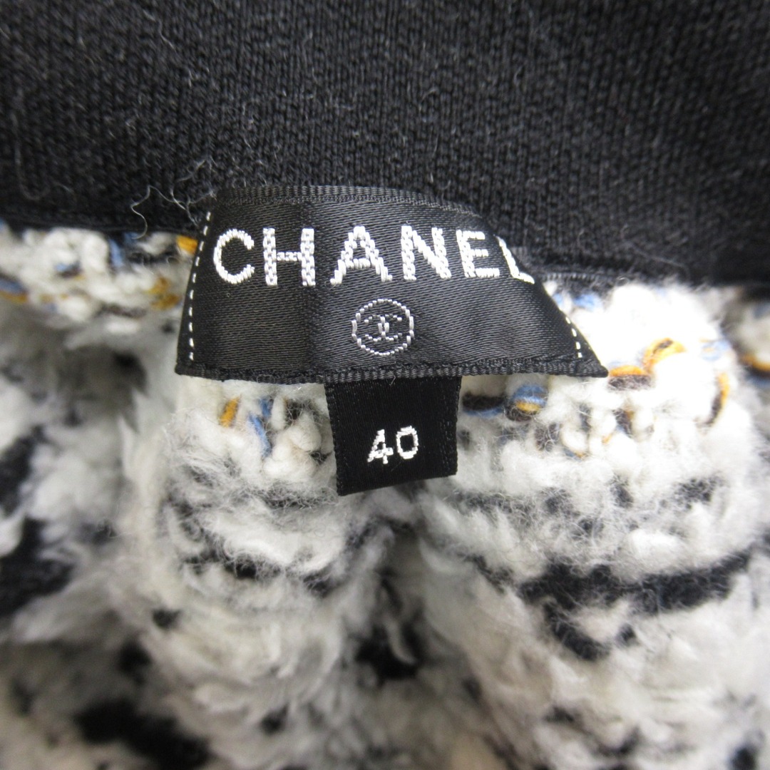 39h9《美品》CHANEL シャネル ニットフレアパンツスカート