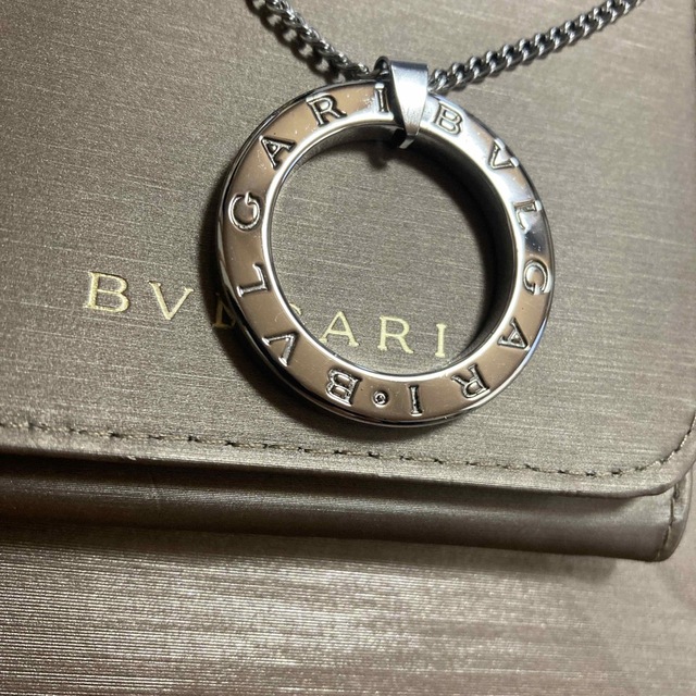 『正規品』BVLGARI人気フルロゴチャームネックレス新品 喜平3.5ミリ