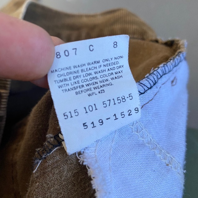 Levi's - リーバイス519 コーデュロイパンツ 38×32 ブラウン USA製の