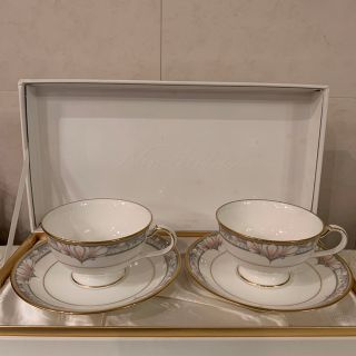 ノリタケ(Noritake)のノリタケ  シャーロット　CHARLOTTE カップ＆ソーサー　2客(食器)