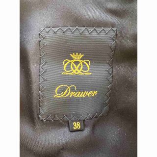 Drawer - drawer ドゥロワー ウールシルクフレアスリーブジャケット 38