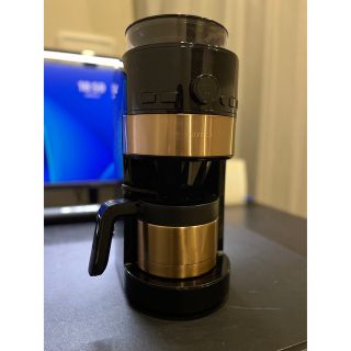 【美品】SIROCAコーン式全自動コーヒーメーカー SC-C123 限定色