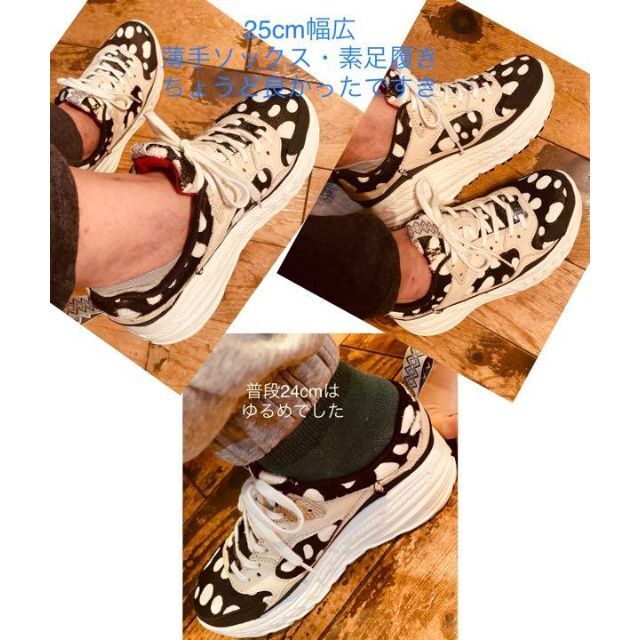 ⑨超美品✨最新裏ダル✨24~25cm素足履き✨UGG✨CA805 ダルメシアン