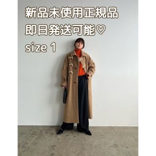 クラネ(CLANE)の新品【CLANE】OVER MAXI DUFFLE COAT ♡ 1サイズ(ダッフルコート)