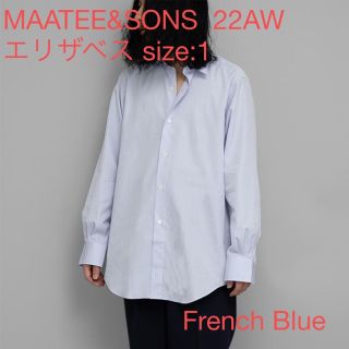 コモリ(COMOLI)の☆12月末迄☆MAATEE&SONS エリザベス French Blue 1(シャツ)