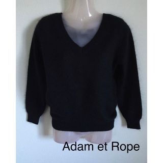 アダムエロぺ(Adam et Rope')のAdam et Rope 前後2wayアンゴラ混ニット(ニット/セーター)