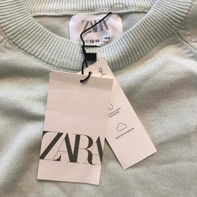 ZARA キッズ　コットンニット　ニットトップス