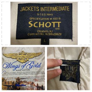 日本未発売 Schott ショット G-1 レザー ワッペンカスタム ジャケット