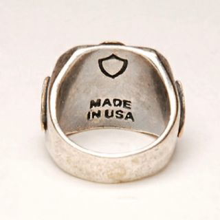 西日本産 HTC MEXICAN RING 13SKULL SILVER US9(19号) - リング(指輪)