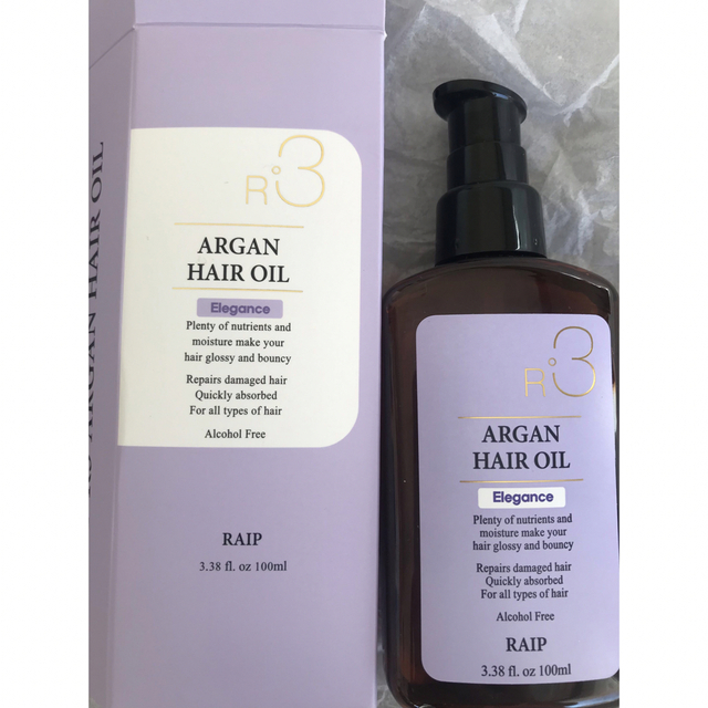 RAIP R3 ARGAN HAIR OIL コスメ/美容のヘアケア/スタイリング(オイル/美容液)の商品写真