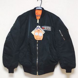 アルファインダストリーズ(ALPHA INDUSTRIES)のアルファ MA-1 フライトジャケット【超激レア！★USA製★黒★M-TALL】(フライトジャケット)