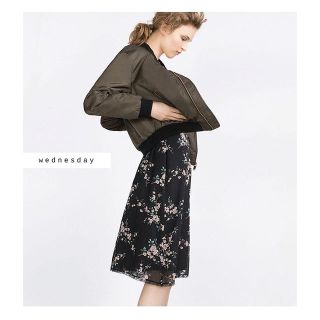 ザラ(ZARA)の【ZARA】小花柄キャミソールワンピ(ロングワンピース/マキシワンピース)