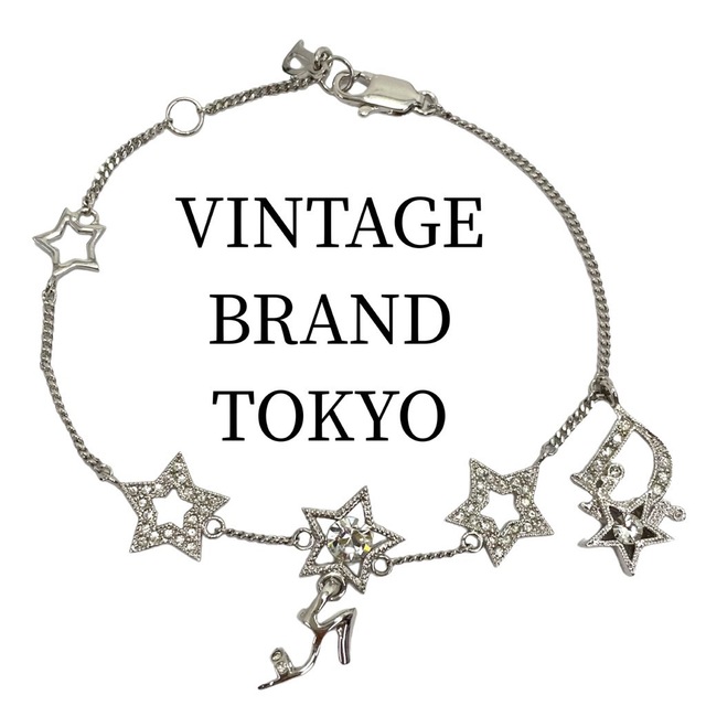 日本製】 Christian Dior ブレスレット シルバー ストーン ilam.org
