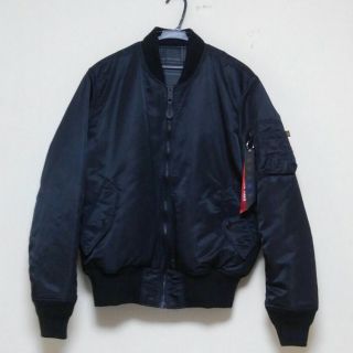 アルファインダストリーズ(ALPHA INDUSTRIES)のALPHA×tk.TAKEO KIKUCHI MA-1 別注 コラボ【黒★S】(フライトジャケット)