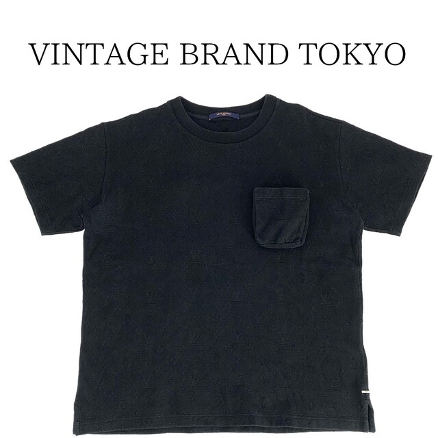 LOUIS VUITTON ルイヴィトン 半袖Ｔシャツ シグネチャー3Dポケットモノグラム クルーネック 服 アパレル L 1A5VIB ノワール コットン メンズ 定番【品】のサムネイル