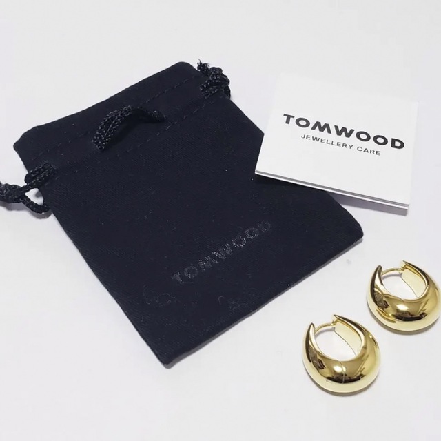 新品 TOMWOOD トムウッド アイスフープ ピアス スモール ゴールド レディースのアクセサリー(ピアス)の商品写真