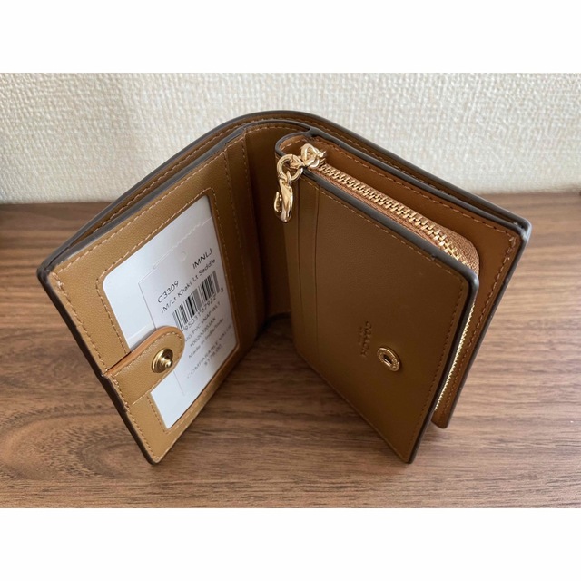 新品未使用タグ付き】 コーチ COACH スナップウォレット- 新品未使用タグ付き】 コーチ COACH スナップウォレット-