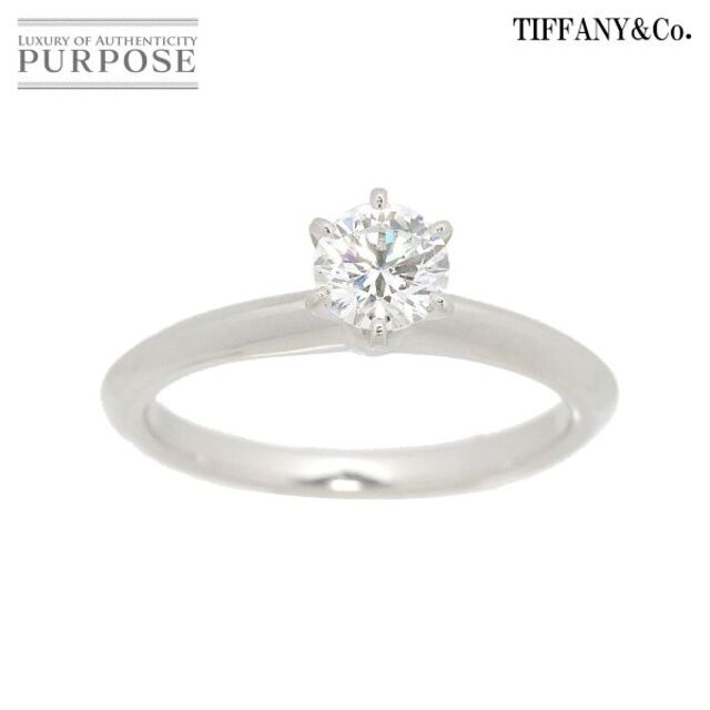 安価 リング 11.5号 F/VVS1/3EX 0.50ct ダイヤ ソリティア TIFFANY&CO
