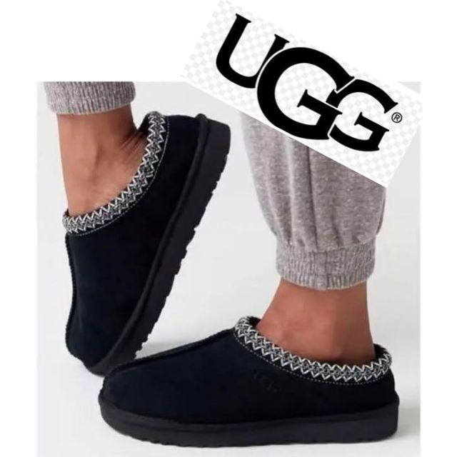 ③✨新品✨24.5⇒24靴下～24.5素足✨UGG✨TASMAN✨タスマン✨黒