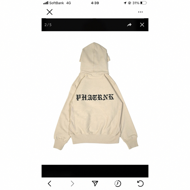 phatrnk Pロゴ パーカー | www.jarussi.com.br