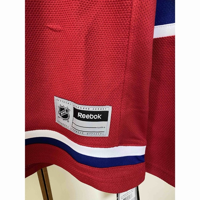 Reebok(リーボック)の新品・タグ付き　アイスホッケー NHL モントリオール カナディアンズジャージ スポーツ/アウトドアのスポーツ/アウトドア その他(ウインタースポーツ)の商品写真