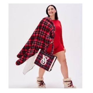 ヴィクトリアズシークレット(Victoria's Secret)のvictoria's secret ブランケット　バッグ　セット(トートバッグ)