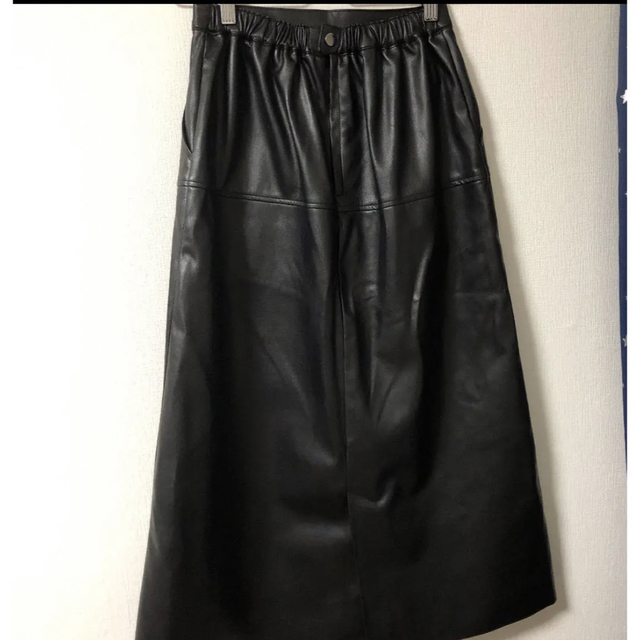 JEANASIS(ジーナシス)のジーナシス　合皮　レザースカート レディースのスカート(ロングスカート)の商品写真