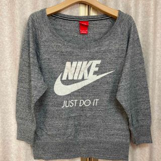 ナイキ(NIKE)のNIKE  グレー　七分袖　トップス(カットソー(長袖/七分))