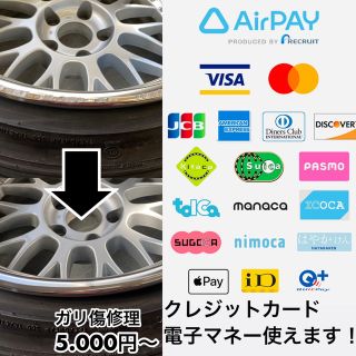 ★★ホイール ガリ傷 修理いたします★★ 1本 5.000円〜 (車体)