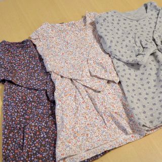 ユニクロ(UNIQLO)のユニクロ　ワンピース　3枚セット　90cm(ワンピース)