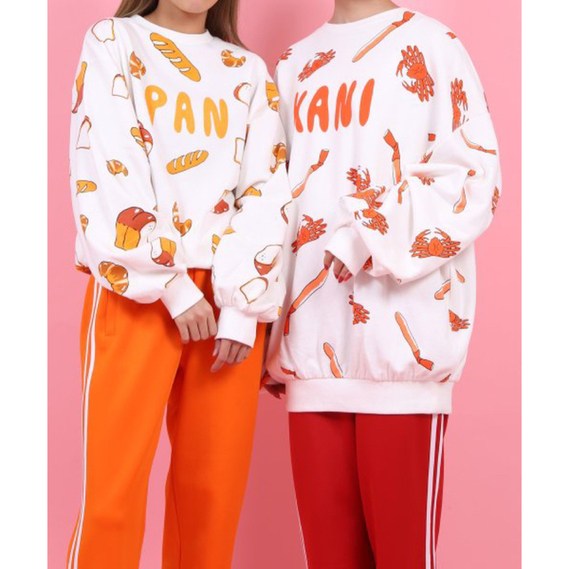 PUNYUS(プニュズ)のPUNYUS カニ KANI スウェット レディースのトップス(トレーナー/スウェット)の商品写真