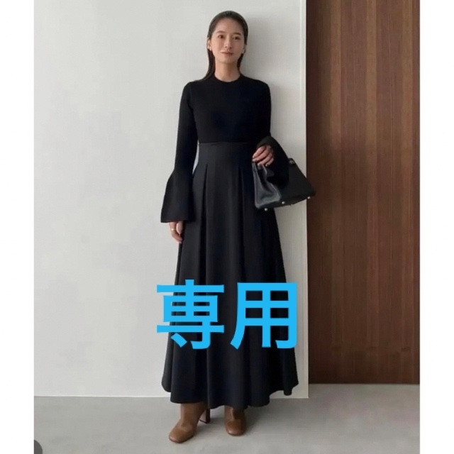 CLANE(クラネ)のHIGH WAIST VOLUME MAXI SKIRT CLANE サイズ1 レディースのスカート(ロングスカート)の商品写真