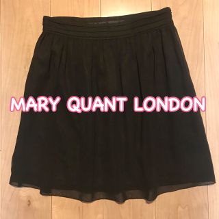 マリークワント(MARY QUANT)のMARYQUANT マリクワ シフォンスカート(ひざ丈スカート)