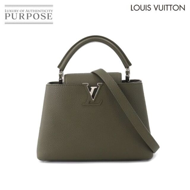 LOUIS VUITTON(ルイヴィトン)の新品同様 ルイ ヴィトン LOUIS VUITTON カプシーヌ BB 2way ハンド ショルダー バッグ トリヨンレザー カーキ M57227 RFID VLP 90172965 レディースのバッグ(ハンドバッグ)の商品写真