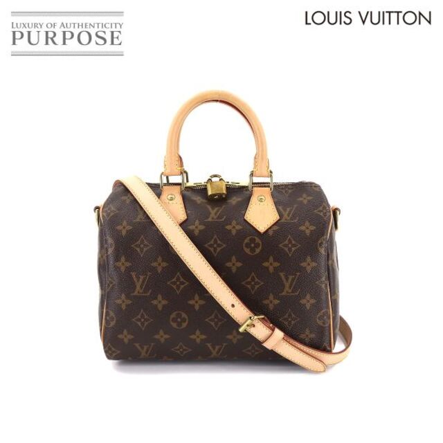 【ギフト】 VUITTON LOUIS ヴィトン ルイ - VUITTON LOUIS モノグラム 90175219 VLP M40390 ブラウン バッグ ショルダー ハンド 2way 25 バンドリエール スピーディ ハンドバッグ