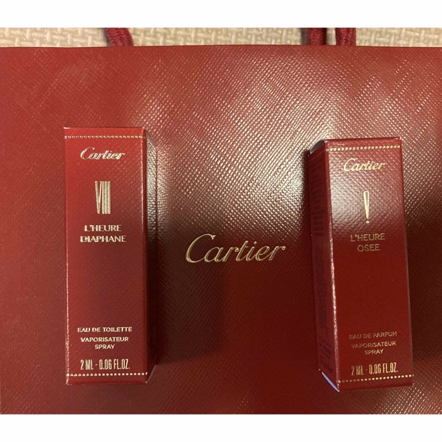 Cartier(カルティエ)のカルティエ　レ　ズール　ドゥパルファン　ルール　ディアファン　オゼ　2m コスメ/美容の香水(ユニセックス)の商品写真