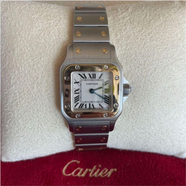 Cartier - カルティエ　サントスガルベ SM コンビ
