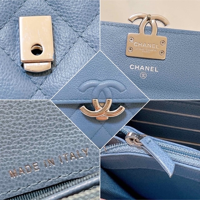 CHANEL(シャネル)の【なっちゃん様専用】生産量少ないデザイン＆希少カラー☆ハーフココロック レディースのファッション小物(財布)の商品写真