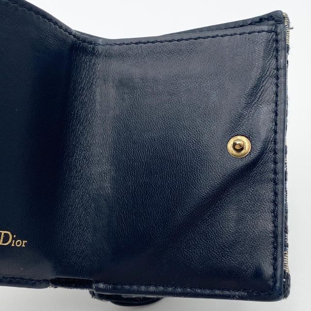 Christian Dior(クリスチャンディオール)の【定番人気】ディオール　DIOR　財布　折り財布　コンパクト　ウォレット　サドル レディースのファッション小物(財布)の商品写真