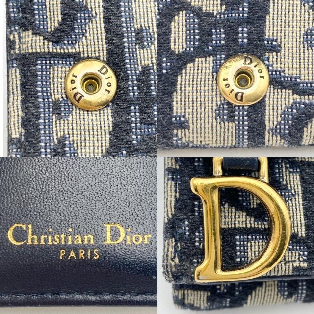 Christian Dior(クリスチャンディオール)の【定番人気】ディオール　DIOR　財布　折り財布　コンパクト　ウォレット　サドル レディースのファッション小物(財布)の商品写真