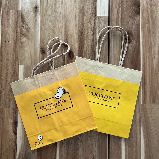 L'OCCITANE(ロクシタン)のロクシタン ショップ袋 2枚セット レディースのバッグ(ショップ袋)の商品写真