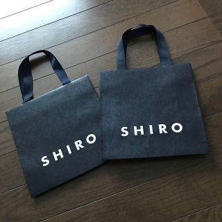 シロ(shiro)のSHIRO ショッパー2枚(ショップ袋)