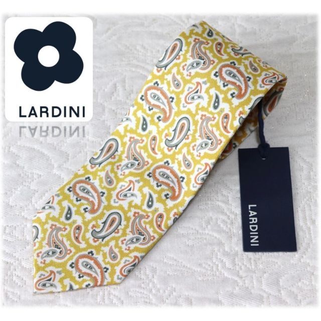 LARDINI(ラルディーニ)の新品タグ付き【ラルディーニ】シルク100％ グラデーションペイズリー ネクタイ メンズのファッション小物(ネクタイ)の商品写真