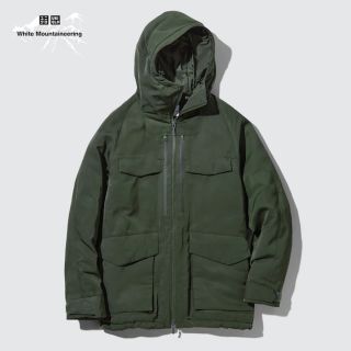 ユニクロ(UNIQLO)のユニクロ　ホワイトマウンテニアリング　ハイブリッドダウンオーバーサイズパーカー(ダウンジャケット)