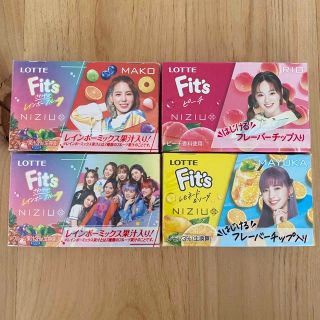 ロッテ★Fit's★FITS★フィッツ★ガム★4個★NIZIU★クーポン消化(菓子/デザート)