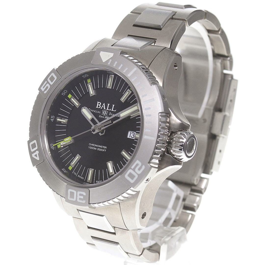 ☆美品★箱保付き【BALLWATCH】ボールウォッチ エンジニア ハイドロカーボン ディープクエスト DM3002A-S1CJ-BK 自動巻き メンズ_730530【ev20】