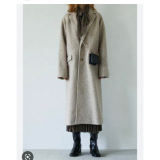 マウジー(moussy)のmoussy チェスターロングコート　ベージュ　サイズ1(ロングコート)