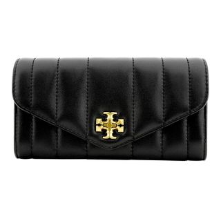 トリーバーチ(Tory Burch)の新品 トリーバーチ TORY BURCH 長財布 キラ ブラック/ロールドゴールド(財布)